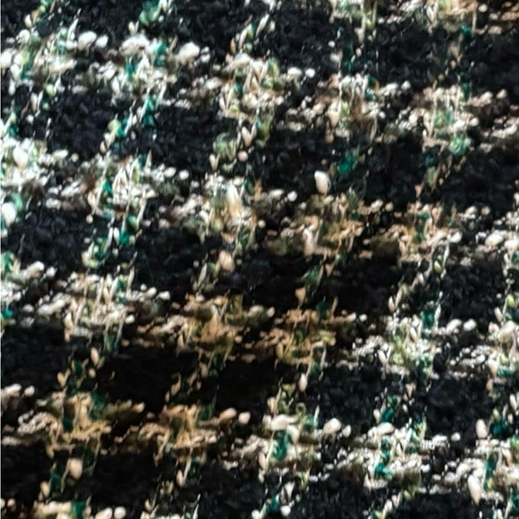 Zara plaid black , cream and green pants - Picture 10 of 12